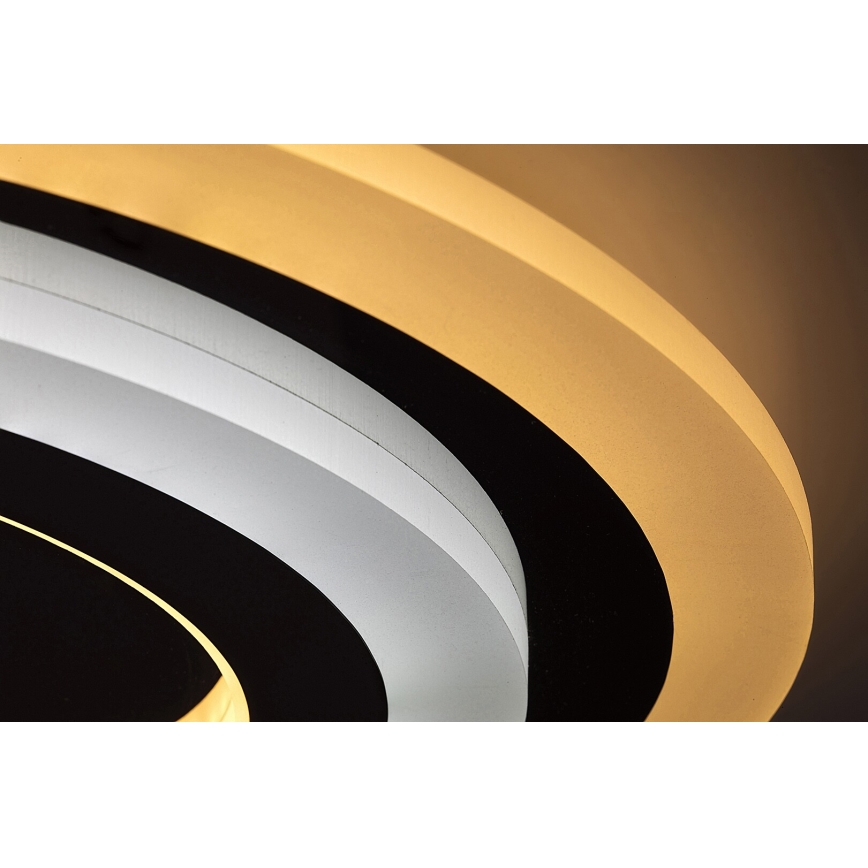 Rabalux - Plafonieră LED dimabilă LED/56W/230V 3000/4000/6000K crom mat + telecomandă Ø 45 cm