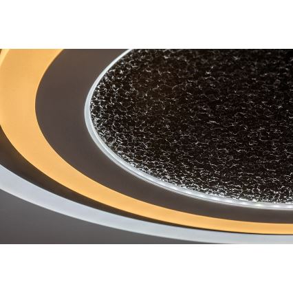 Rabalux - Plafonieră LED dimabilă Ø45 cm, 56W, 230V, 3000/4000/6000K, negru, cu telecomandă