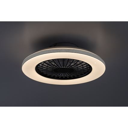 Rabalux - Plafonier LED cu ventilator, reglabil, LED/48W/230V 3000-6500K + telecomandă