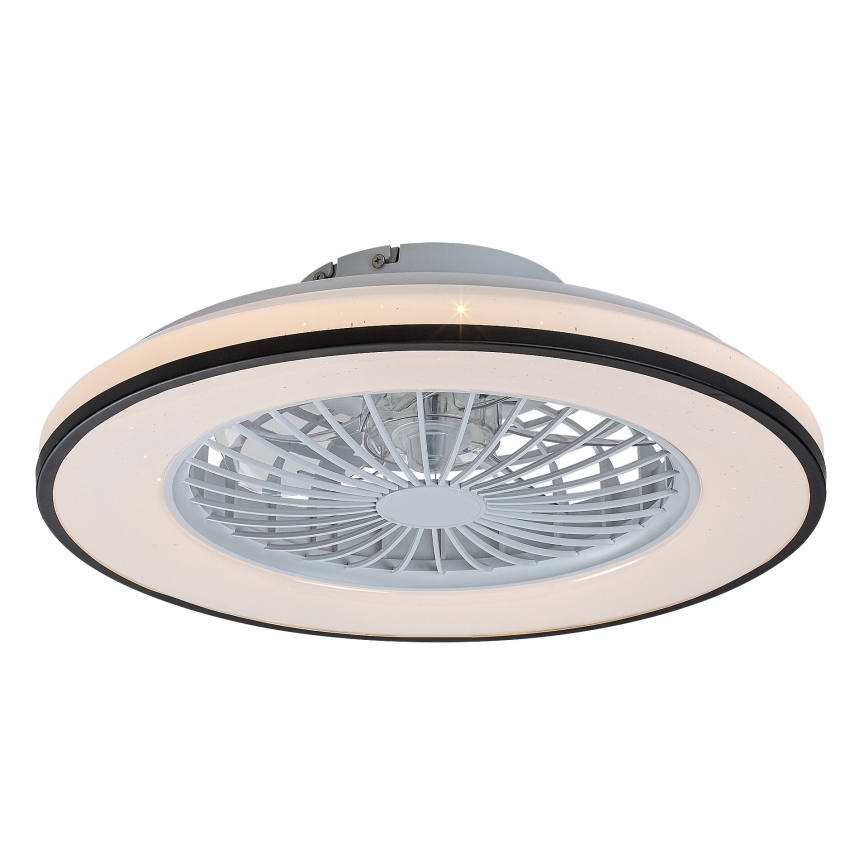 Rabalux - Plafonier LED cu ventilator, reglabil, LED/48W/230V 3000-6500K + telecomandă