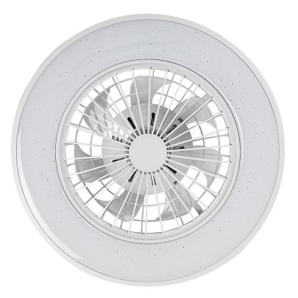 Rabalux - Plafonier LED cu ventilator, reglabil, LED/48W/230V 3000-6500K + telecomandă