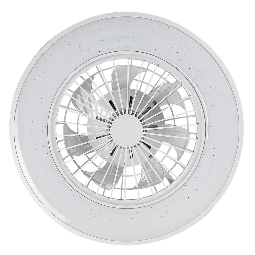 Rabalux - Plafonier LED cu ventilator, reglabil, LED/48W/230V 3000-6500K + telecomandă