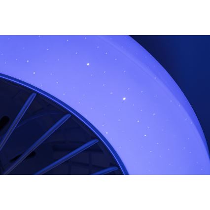 Rabalux - Plafonieră LED RGB reglabilă cu ventilator LED/48W/230V 3000-6500K + telecomandă