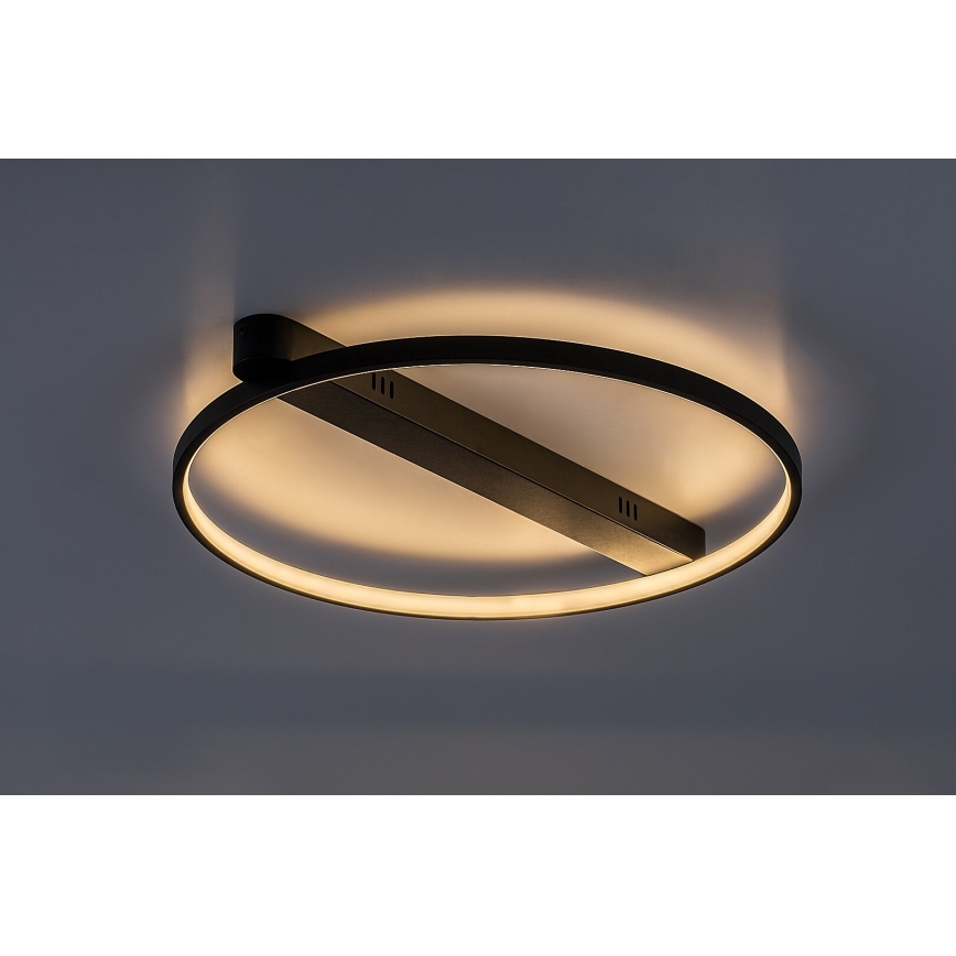 Rabalux - Plafonieră LED, 45W, 230V, 3000K, 50x55 cm, negru