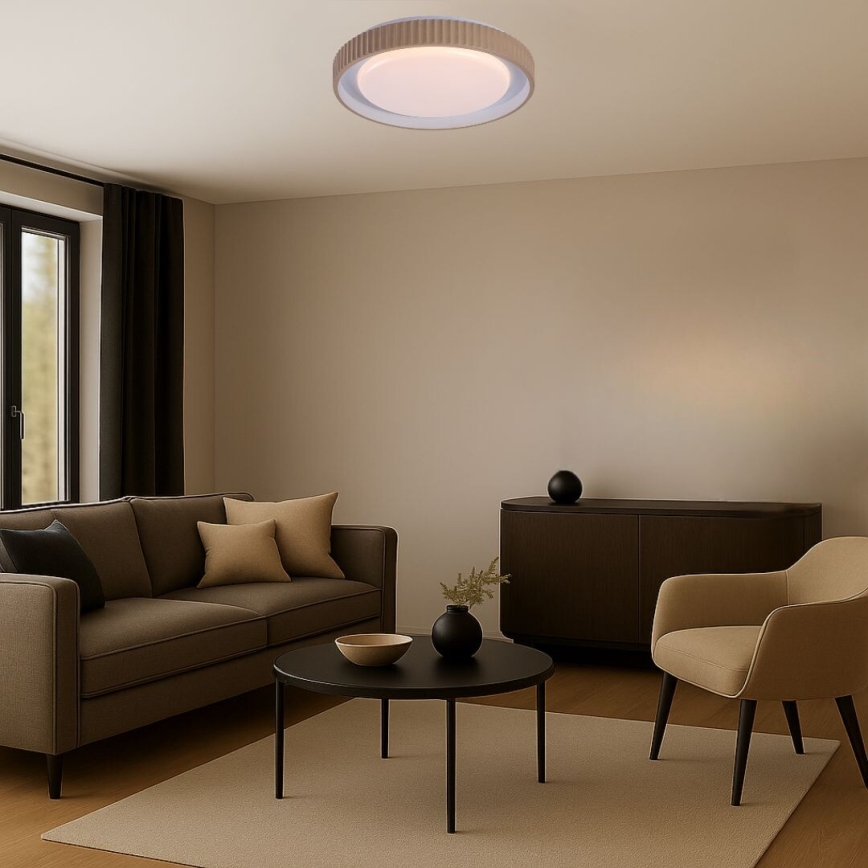 Rabalux - Plafonieră LED dimabilă 48W/230V 3000-6500K Ø 49,5 cm + telecomandă