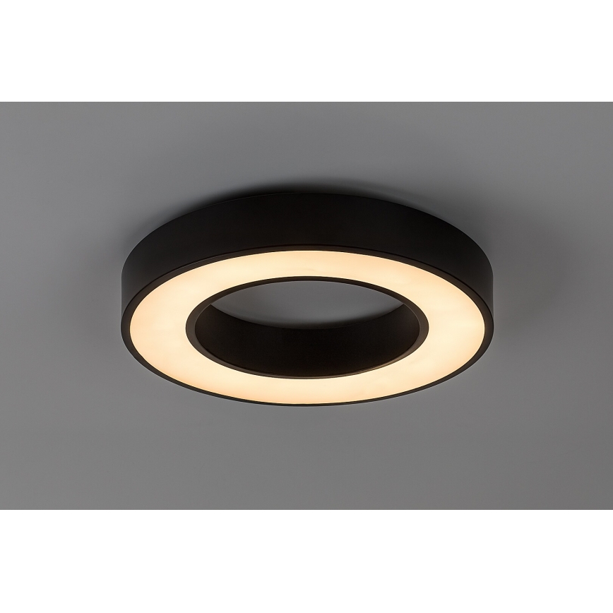 Rabalux - Plafonieră LED, 24 W, 230 V, 3000/4000/6500 K, Ø 40 cm, negru