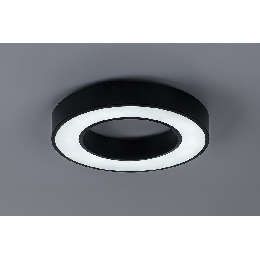 Rabalux - Plafonieră LED, 24 W, 230 V, 3000/4000/6500 K, Ø 40 cm, negru