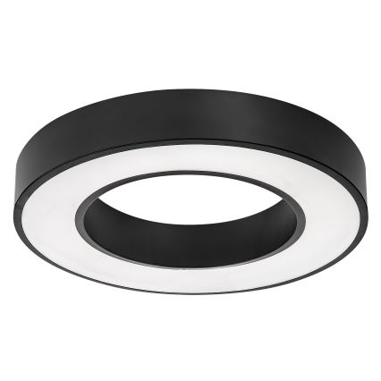 Rabalux - Plafonieră LED cu funcție dimmer, 45W, 230V, 3000-6500K, Ø 60 cm, negru + telecomandă