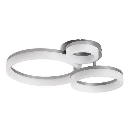 Rabalux - Plafonieră LED, 24 W, 230 V, 3000/4000/6500 K, 38x51 cm, crom mat