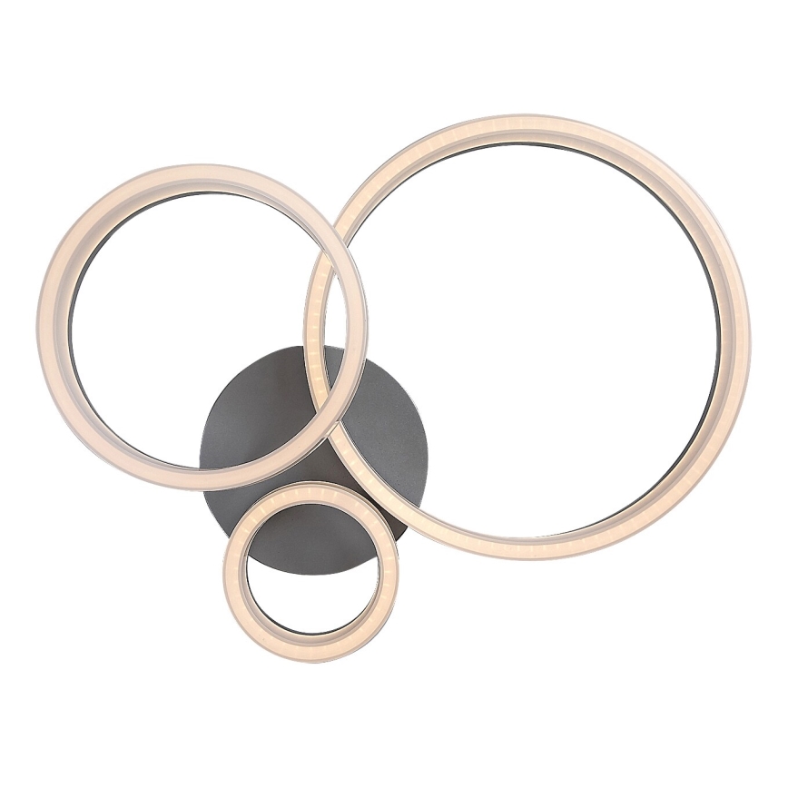 Rabalux - Plafonieră LED, 24 W, 230 V, 3000/4000/6500 K, 38x51 cm, crom mat