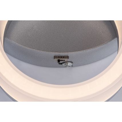 Rabalux - Plafonieră LED, 24 W, 230 V, 3000/4000/6500 K, 38 x 51 cm, crom mat