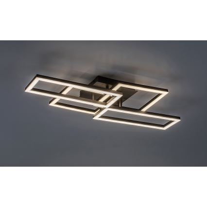 Rabalux - Plafonieră LED dimerizabilă, 40 W, 230 V, 3000–6500 K, 35 x 70 cm, cu telecomandă