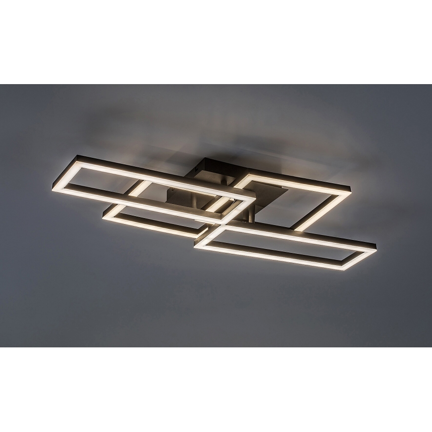 Rabalux - Plafonieră LED dimerizabilă, 40 W, 230 V, 3000–6500 K, 35 x 70 cm, cu telecomandă