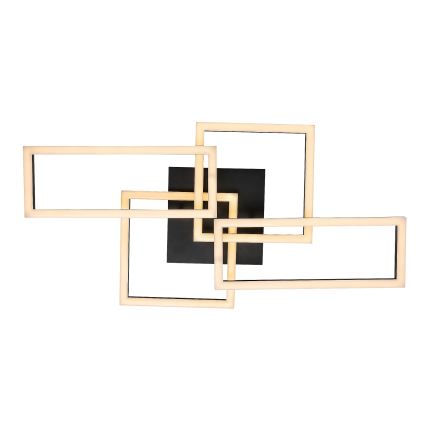 Rabalux - Plafonieră LED dimerizabilă, 40 W, 230 V, 3000–6500 K, 35 x 70 cm, cu telecomandă