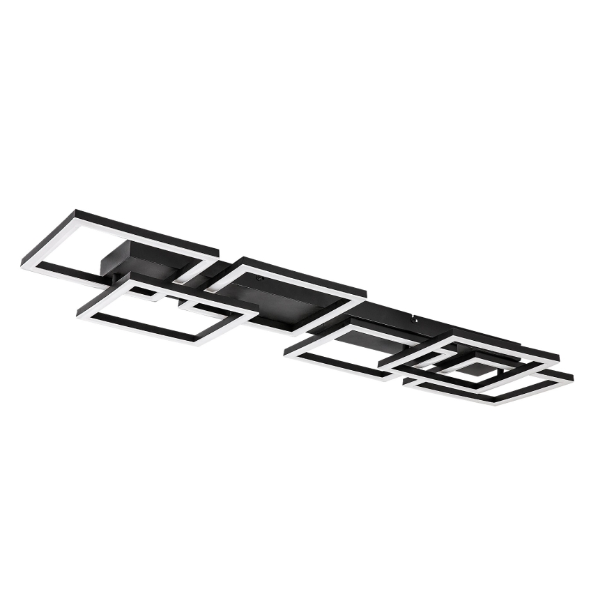 Rabalux - Plafonieră LED dimabilă LED/40W/230V 3000-6500K 33x100 cm neagră + telecomandă