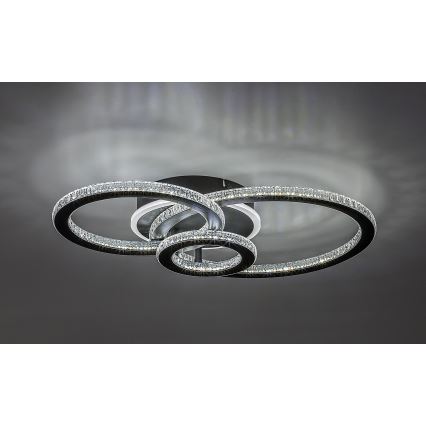 Rabalux - Plafonieră LED dimabilă, 40W, 230V, 3000-6500K, cu telecomandă, 35x52 cm