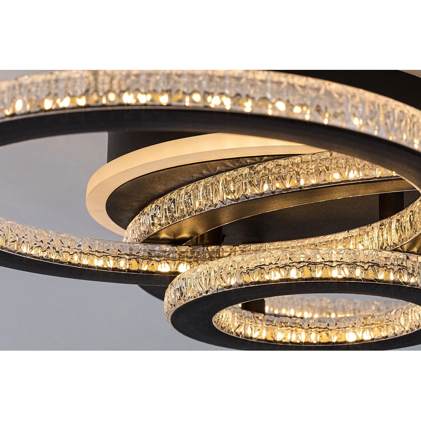 Rabalux - Plafonieră LED dimabilă, 40W, 230V, 3000-6500K, cu telecomandă, 35x52 cm