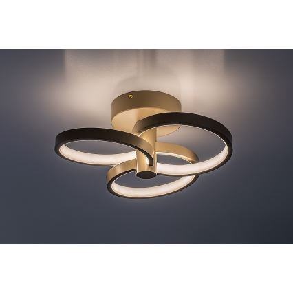 Rabalux - Plafonieră LED dimerizabilă 32W/230V 3000–6500K, Ø 31 cm, bej, cu telecomandă