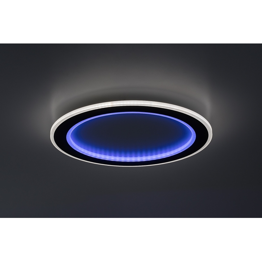 Rabalux - Plafonieră LED RGB reglabilă, 22W, 230V, 3000-6500K, Ø 45 cm, cu telecomandă