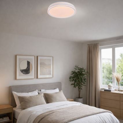 Rabalux - Plafonieră LED dimerizabilă LED/23W/230V 3000-6500K diam. 38,5 cm albă + telecomandă