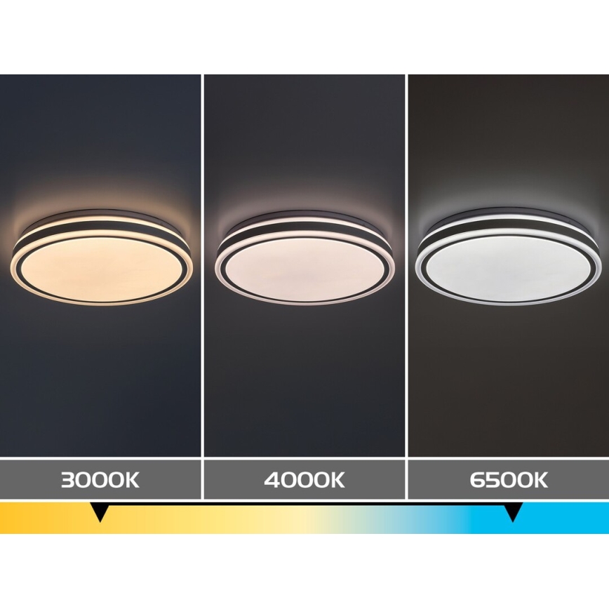 Rabalux - Plafonieră LED dimerizabilă LED/23W/230V 3000-6500K diam. 38,5 cm albă + telecomandă