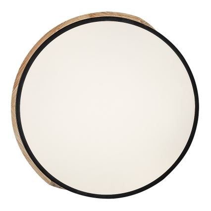 Rabalux - Plafonieră LED/24W/230V 4000K negru/stejar diametru 41 cm