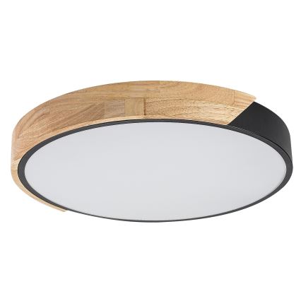 Rabalux - Plafonieră LED/24W/230V 4000K negru/stejar diametru 41 cm