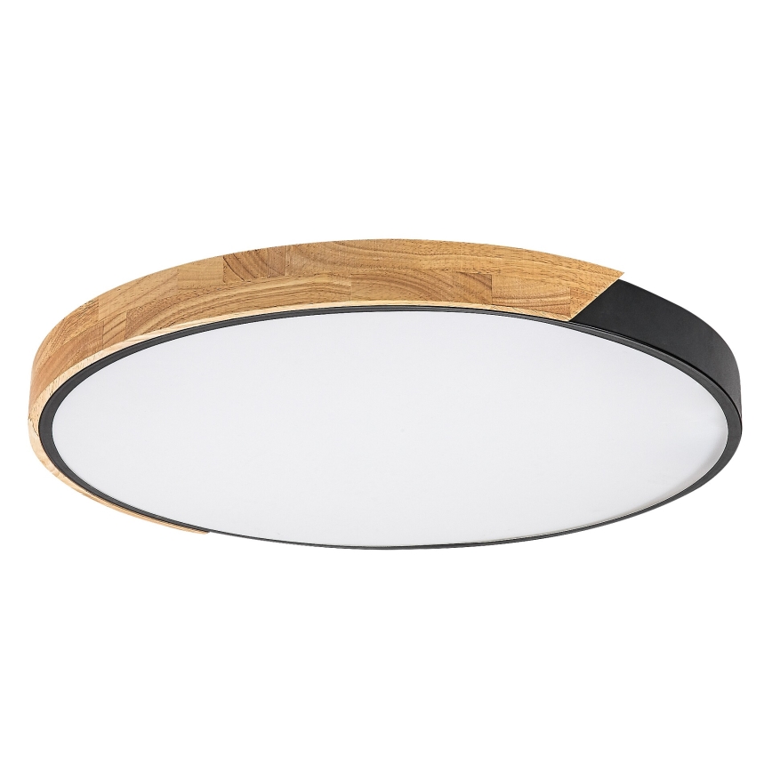 Rabalux - Plafonieră LED/42W/230V 3000/4000/6500K negru/stejar Ø 61 cm