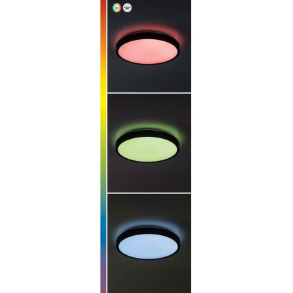 Rabalux - Plafonieră LED RGB reglabilă pentru baie LED/36W/230V 3000-6000K Wi-Fi Tuya IP44 diametru 42 cm alb