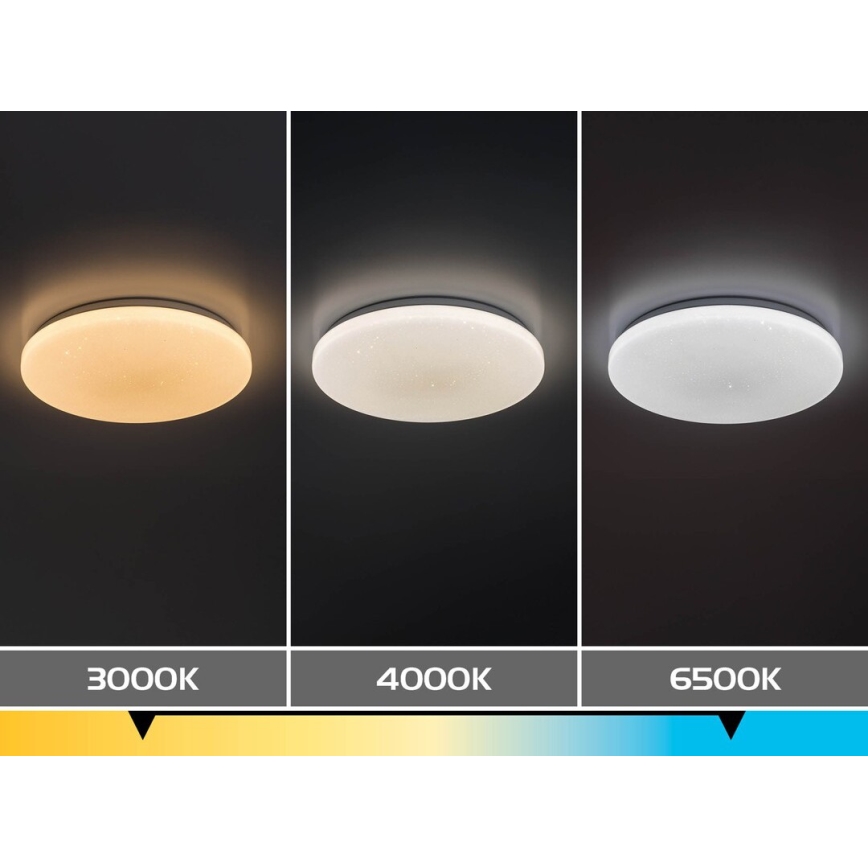 Rabalux - Plafonieră LED reglabilă LED/22W/230V 3000-6500K Ø33 cm + telecomandă