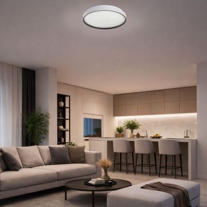 Rabalux - Plafonieră LED dimabilă, 34 W, 230 V, 3000-6500 K, Ø 38 cm, cu telecomandă