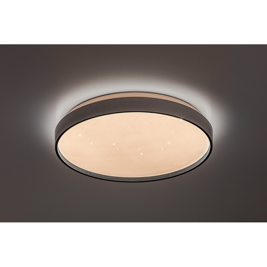 Rabalux - Plafonieră LED reglabilă, 34W, 230V, 3000-6500K, Ø 38 cm + telecomandă inclusă