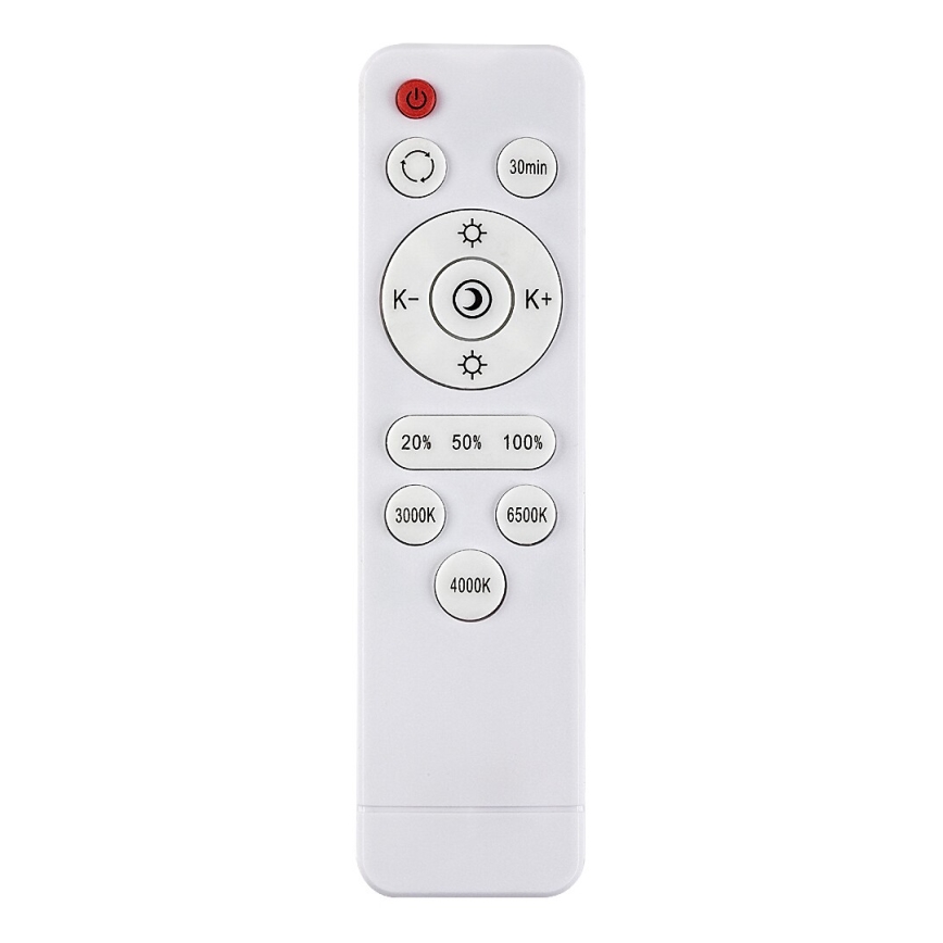 Rabalux - Plafonieră LED dimabilă, 34 W, 230 V, 3000-6500 K, Ø 38 cm + telecomandă
