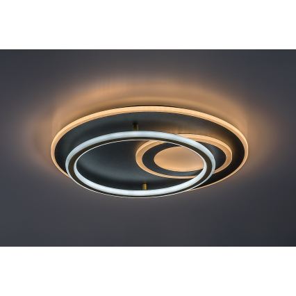 Rabalux - Plafonieră LED dimabilă, 60W/230V, 3000–6000K, Ø 50 cm, cu telecomandă
