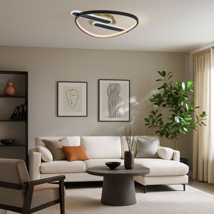 Rabalux - Plafonieră LED dimabilă 60W/230V 3000-6000K 53x45 cm + telecomandă