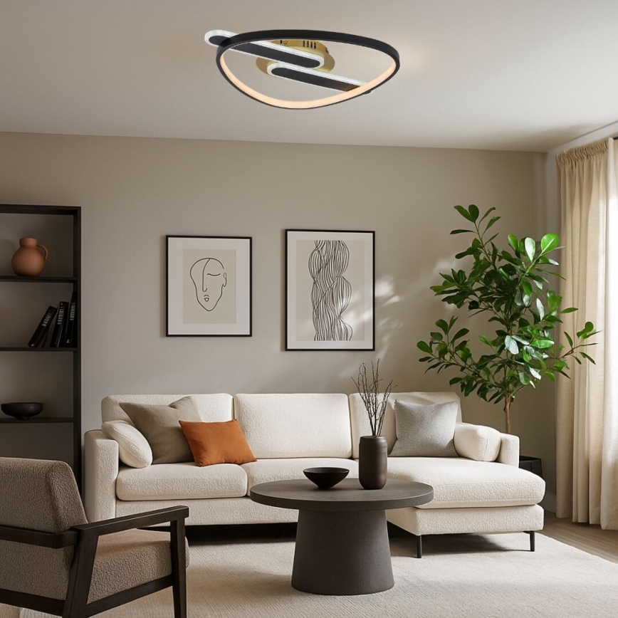 Rabalux - Plafonieră LED dimabilă 60W/230V 3000-6000K 53x45 cm + telecomandă