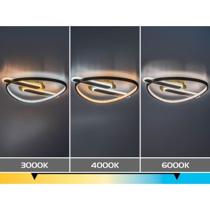 Rabalux - Plafonieră LED dimabilă 60W/230V 3000-6000K 53x45 cm + telecomandă