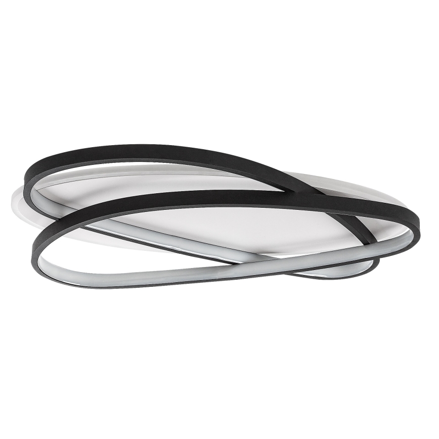 Rabalux - Plafonieră LED reglabilă, 57W, 230V, 3000–6000K, 53 x 38 cm, cu telecomandă