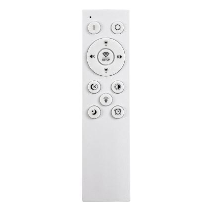 Rabalux - Plafonieră LED reglabilă, 57W, 230V, 3000–6000K, 53 x 38 cm, cu telecomandă