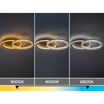 Rabalux - Plafonieră LED dimabilă LED/22W/230V 3000-6500K 53,5x35 cm + telecomandă