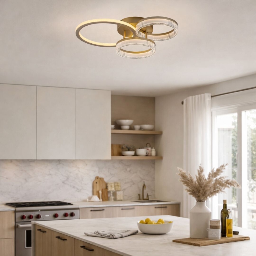 Rabalux - Plafonieră LED dimabilă/38W/230V 3000-6500K 58,5x38 cm + telecomandă
