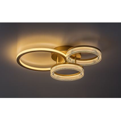 Rabalux - Plafonieră LED dimabilă/38W/230V 3000-6500K 58,5x38 cm + telecomandă