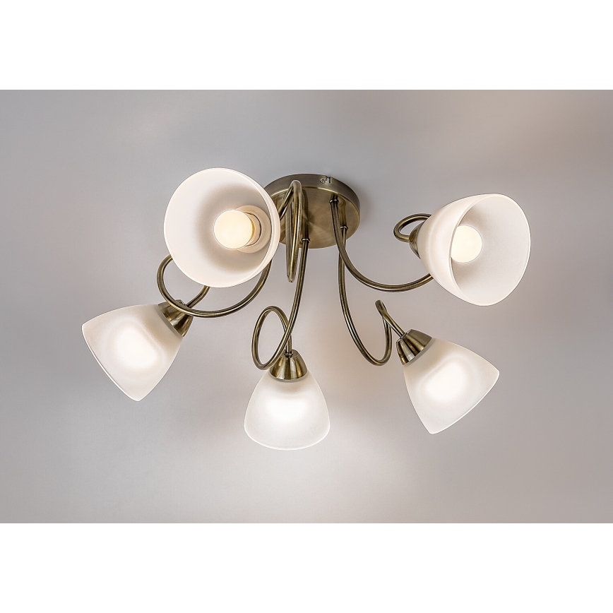 Lustră aplicată Rabalux, 5 x soclu E27, max. 60 W, 230 V