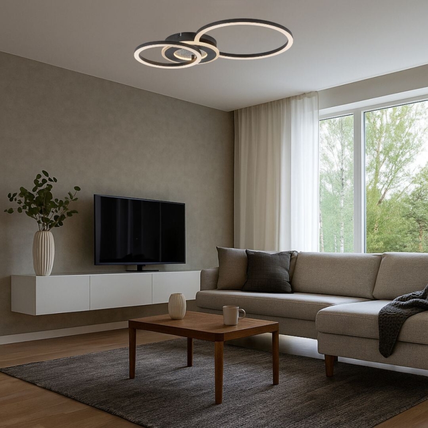 Rabalux - Plafonieră LED reglabilă LED/24W/230V 3000-6500K 46x33 cm + telecomandă