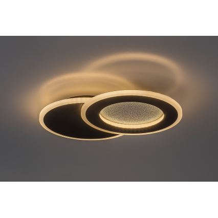 Rabalux - Plafonieră LED dimabilă, 24 W, 230 V, 3000–6500 K, 35 x 23 cm, cu telecomandă