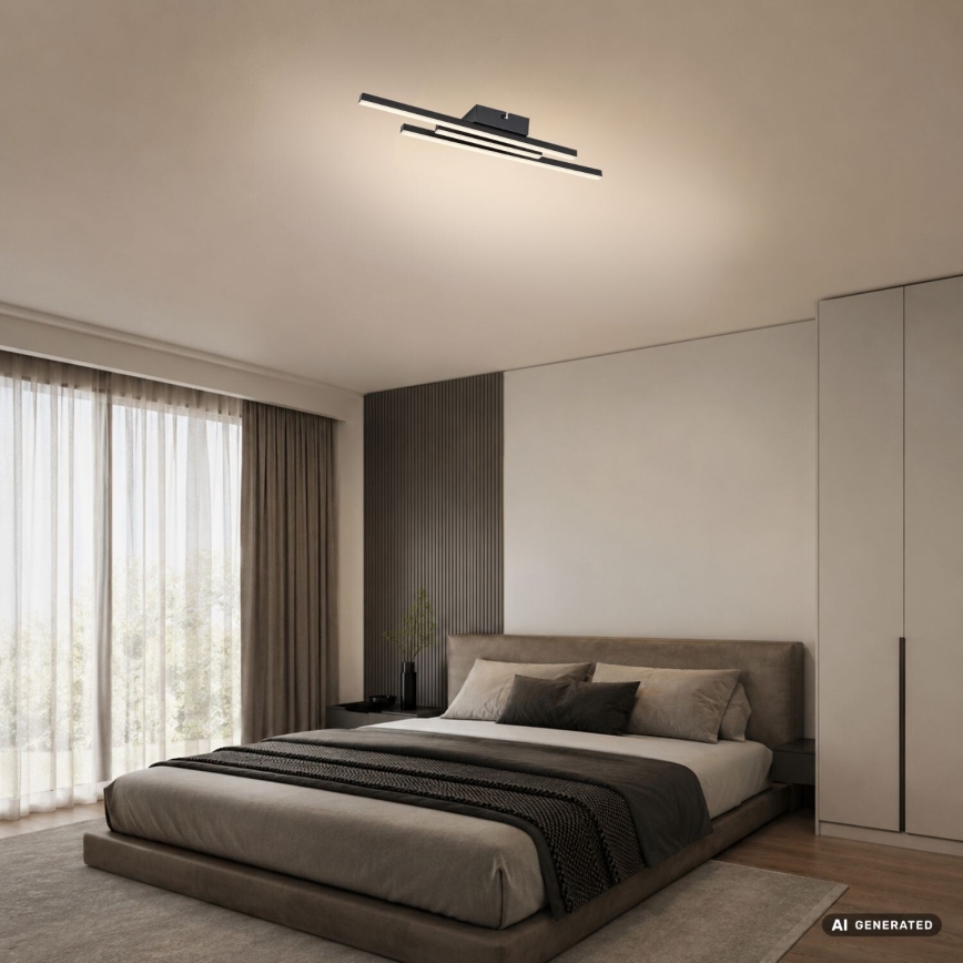 Rabalux - Plafonieră LED LED/18W/230V 4000K neagră