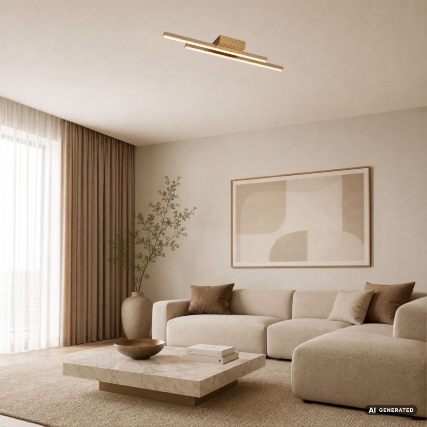 Rabalux - Plafonieră LED/12W/230V 3000K auriu