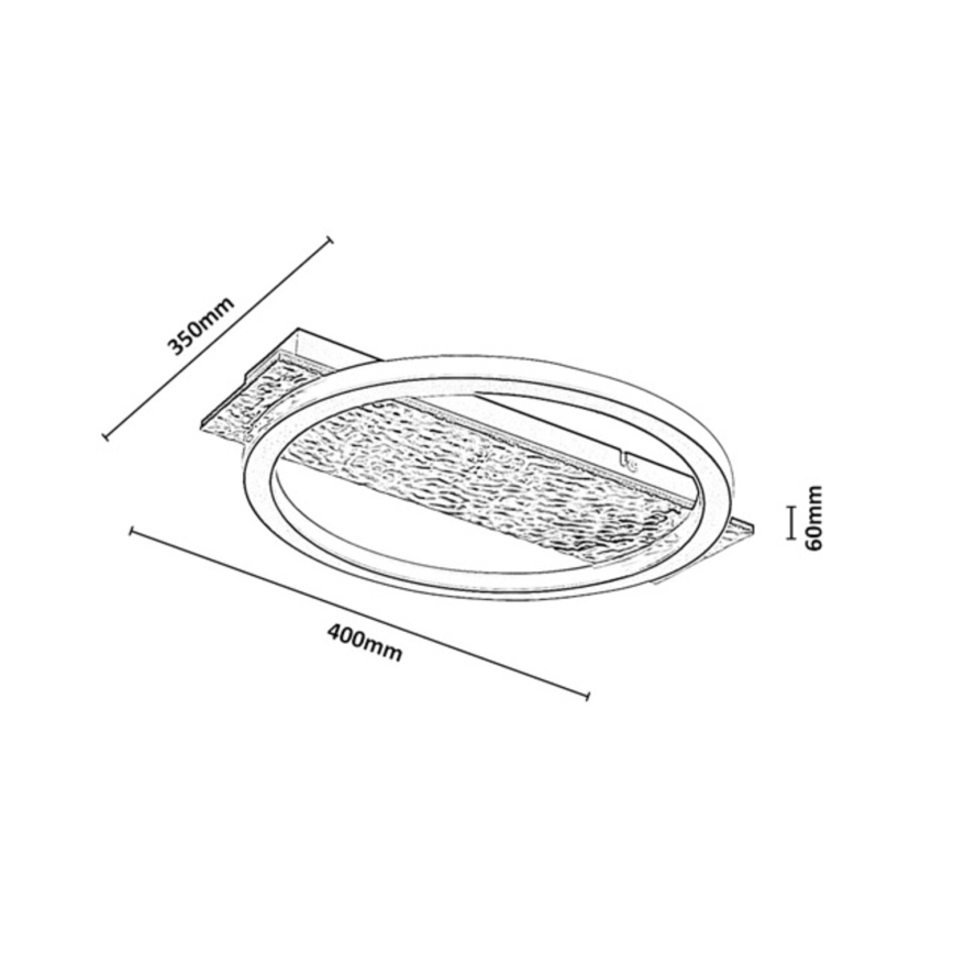 Rabalux - plafonieră LED cu intensitate reglabilă LED/18W/230V 3000-6500K + telecomandă