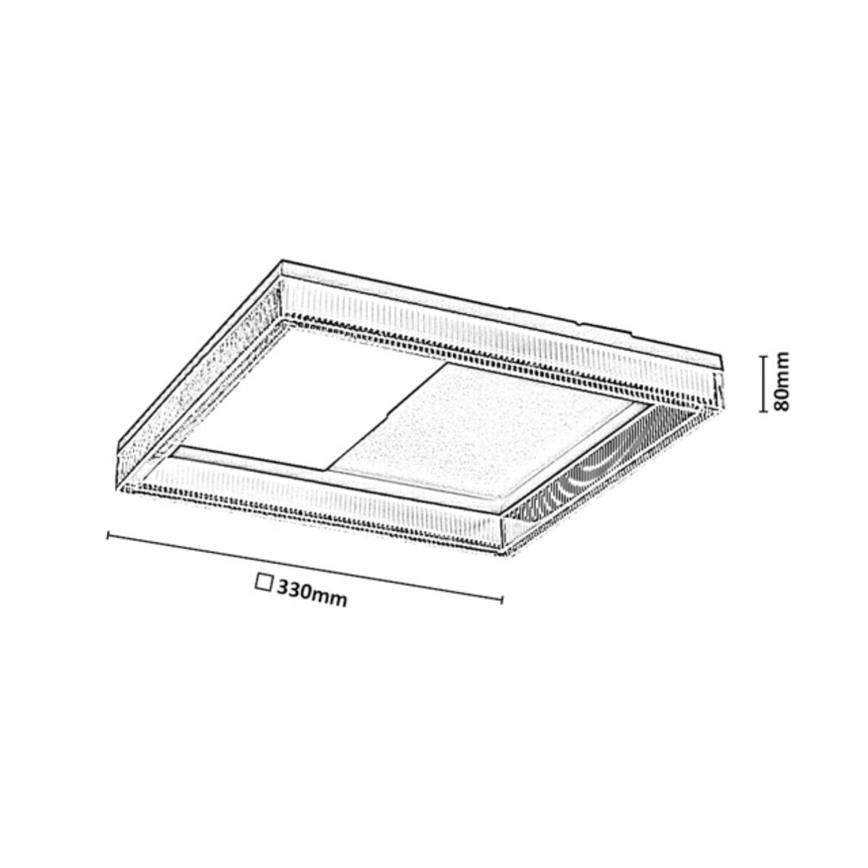 Rabalux - Plafonieră LED dimabilă LED/18W/230V 3000-6500K + telecomandă