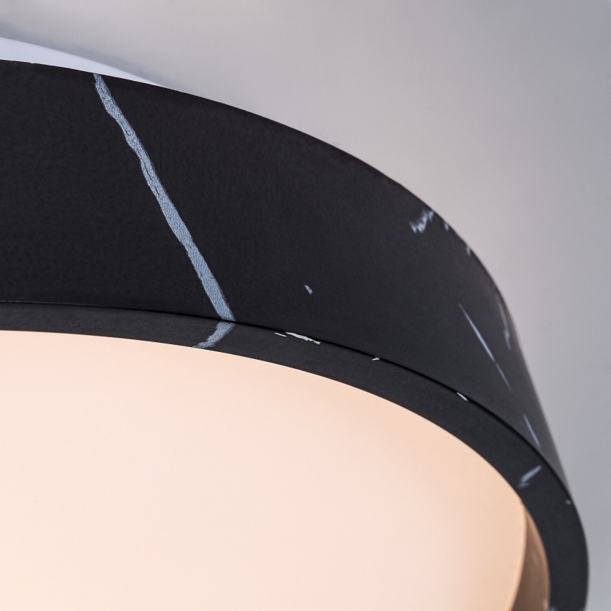 Rabalux - Lampă de tavan LED reglabilă LED/24W/230V 3000-6500K Ø 38 cm neagră + telecomandă